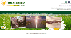 Desktop Screenshot of familycreations.org